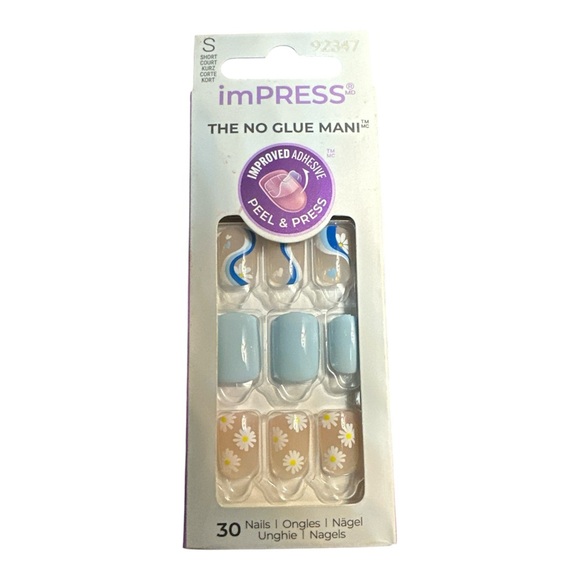 imPRESS Other - imPRESS Press On Nails Whistle Short Length 30 Count No Glue Mani